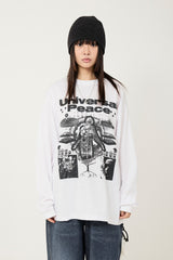 Universal peace printing long sleeve