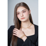 TWIST GOLD CHAIN BRACELET (6618489389174)