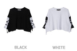 ストリングショートスリーブクロップTシャツ / (9068) XX String Short Sleeve Crop Tee