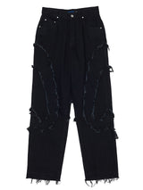 Comma Denim Pants Black