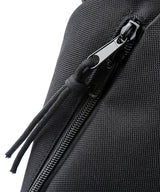 METAL TWO BUCKLE MESSENGER BAG (BLACK) (6586499661942)