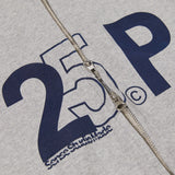 センスロゴフ―ドジップアップ/25P SENSE LOGO HOOD ZIP UP_GRAY