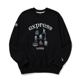 グローバルシチズンスウェットシャツ / Express Holiday Global Citizen Sweatshirt_Black