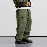ナイロン2WAYワイドカーブフィットカーゴパンツ / NYLON 2WAY WIDE CURVE FIT CARGO PANTS KHAKI