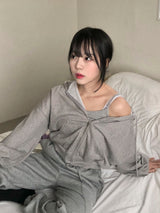 Melora hood zip-up set