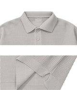 カラーボタンオーバーニット/Collar button over knit_3color