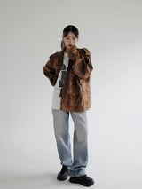 コーナーピンクデニムパンツ / no.743 Corner Pink Denim Pants