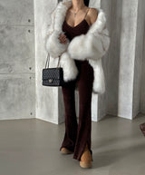 23FW ハニーフェイクファージャケットコート