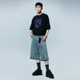 HOLYNUMBER7 X DKZ セヒョンレタリングブラックTシャツ