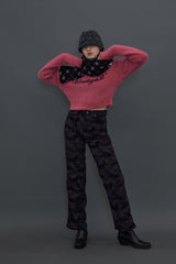 ARGYLE MUFFLER / BLACK (4614353485942)