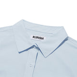 モノチェリークロップショートスリーブシャツ / MONO CHERRY CROP SHORT SLEEVE SHIRT [SKY]