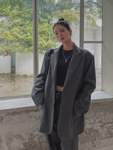 (UNISEX)ウェイトオーバーブレザー