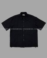LE ブランクデニム半袖シャツ / LE Blanc Denim Short-Sleeved Shirt (Set - Up / 1 color)