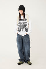 Universal peace printing long sleeve