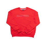 HUMANBEING RHINESTONE CREWNECK SWEATSHIRTS (2color) (6674954387574)
