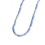 パープルマザーオブパールネックレス / [NiROSERENDIPITY] PURPLE MOTHER OF PEARL NECKLACE #71