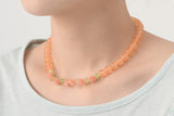 Orange Rose Necklace