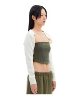 DAMAGE BOLERO CARDIGAN (IVORY)