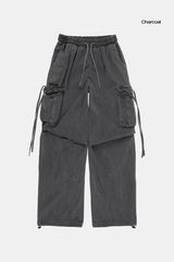 Dilys pigment string cargo pants