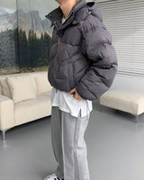 オウンノアダックダウンクロップドパッデッドジャケット/OWN Noah Duck Down Cropped Padded Jacket (2 colors)