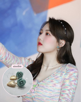 アンティークミントローズピアス / Antique Mint Rose Piercing (G-friend Yerin, Dreamcatcher Gahyun Piercing)