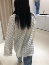 スノーウェーブニット