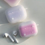 Blue- Snow Square AirPods Case_matt