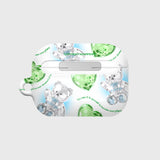 CRYSTAL MERRY PATTERN-GREEN(AIR PODS PRO-HARD) (6602465542262)