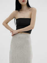 スリムベーシックチューブトップ / Slim Basic Tube Top (4color)