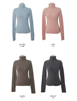 ベーシックタートルネックTシャツ (9color)
