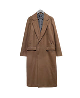 ウールローブヒッデンコート/Wool robe hidden coat (2 color)