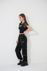 レイヤードクロップTシャツ/Layered Crop Tee