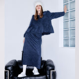 フランス スカート/Frances skirt (navy) (6647231021174)