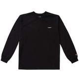 オーバーフィットレタリングロングスリーブT/OVERFIT LETTERING LONG-SLEEVED T-BLACK