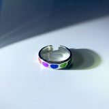 レインボーハートリング/Rainbow heart ring