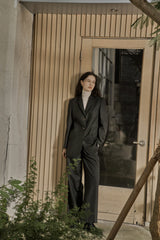 ウールツイルセットアップジャケット/WOOL TWILL SETUP JACKET_DEEP KAHKI