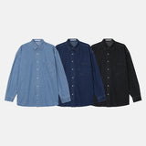 Perfect Box Fit Pocket Denim Shirt (3color)