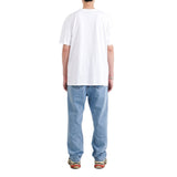 ベーシックロゴTシャツ / BASIC LOGO TEE white/blue
