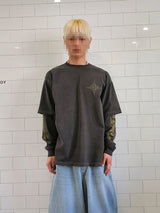 VENTIQUE Pigment Layered Flame Long Sleeve 2color