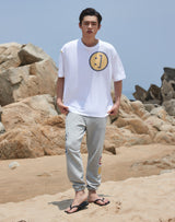 【OUTLET】SM:]E プリントオーバーサイズTシャツ WHITE