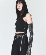 フックNアイタンクトップ/Hook N Eye Tank Top Black