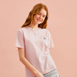 ウィティーバニーワッペンTシャツ／WITTY BUNNY WAPPEN T-SHIRT [SALMON PINK]