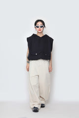 ビゾスナップワイドパンツ / Bizo Snap Wide Pants