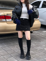 ラインタートルネックT