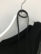 シャーベルトノースリーブトップス