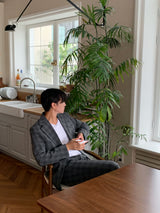 Kant Pierre Check Suit (2color)