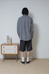 オックスフォードマルチポケットシャツ/Oxford Multi Pocket Shirts (Black)