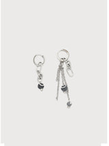 no.172ブラックピアス/no.172 earring black