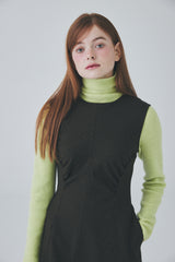 シャーリングロコドレス / Shirring Roco Dress [Olive]
