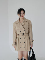 トレンチクロップジャケット / Trench Crop Jacket (3color)